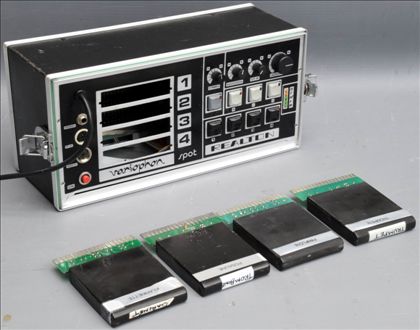 Realton-Variophon Spot with seven cards